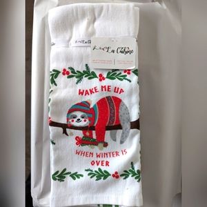 NWT - Set of 2 New Christmas Kitchen Towels